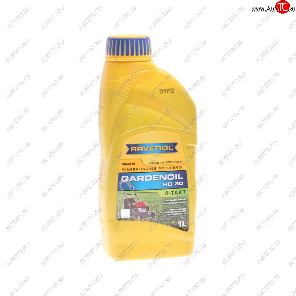 Масло моторное для 4-х тактных двигателей Gardenoil HD 30 30W мин.1л RAVENOL 1113301-001