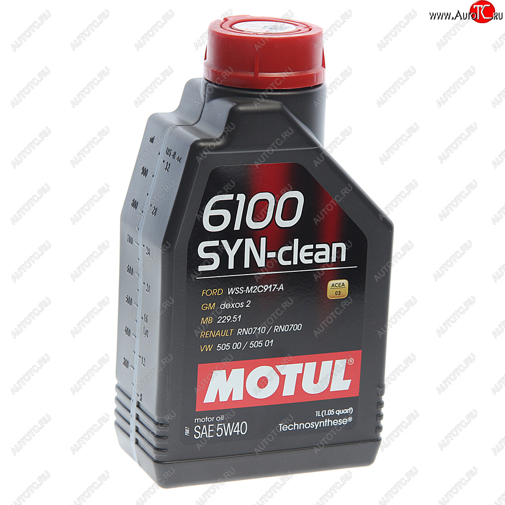 Масло моторное 6100 SYN-CLEAN 5W40 псинт.1л MOTUL 111691