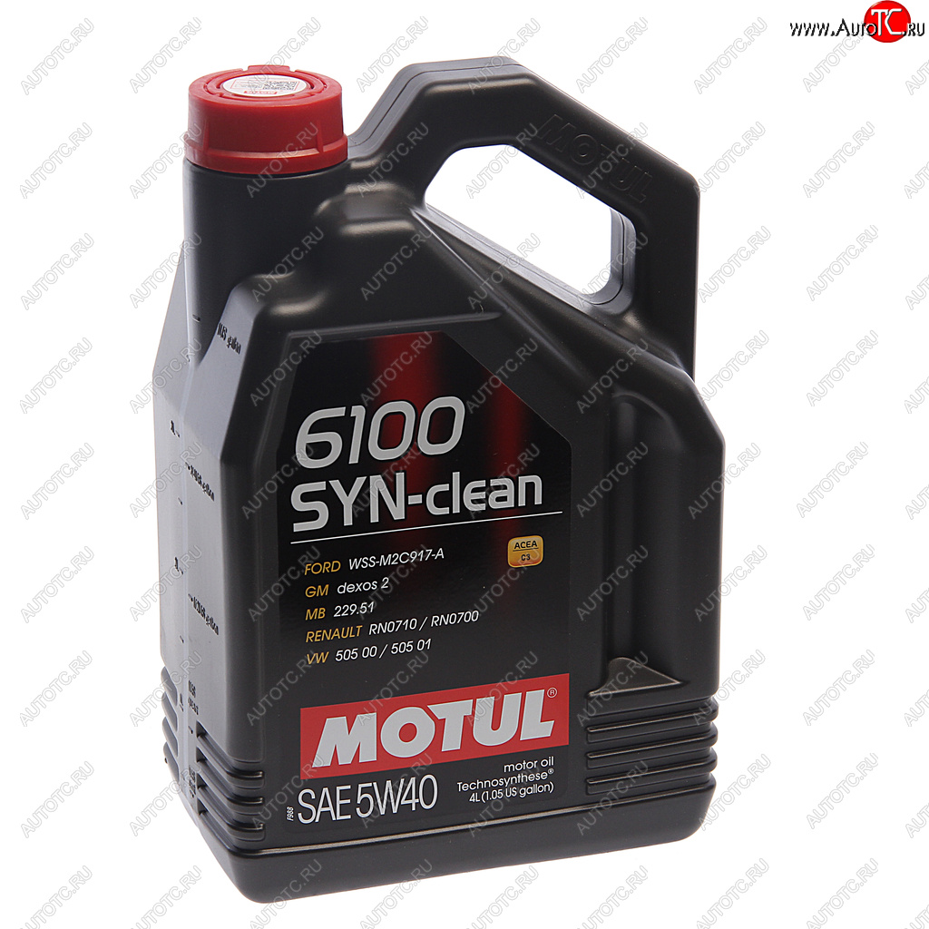 Масло моторное 6100 SYN-CLEAN 5W40 псинт.4л MOTUL 111863