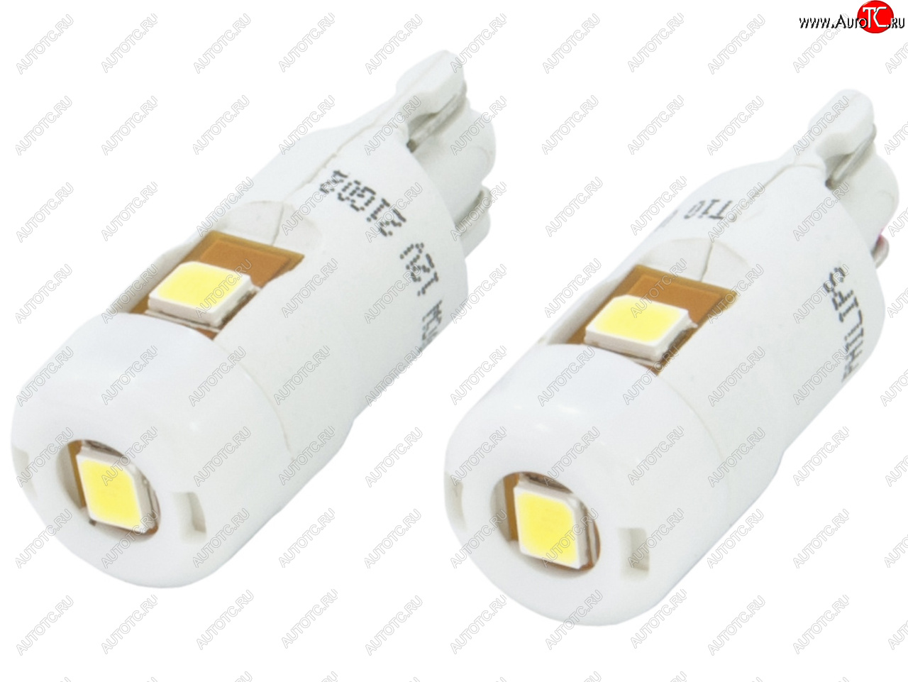 Лампа светодиодная 12V W5W T10W W2.1х9.5d 6000K 90Лм (2шт.) Led White Ultinon Pro6000 PHILIPS PHILIPS 11961cu60x2 11961cu60x2