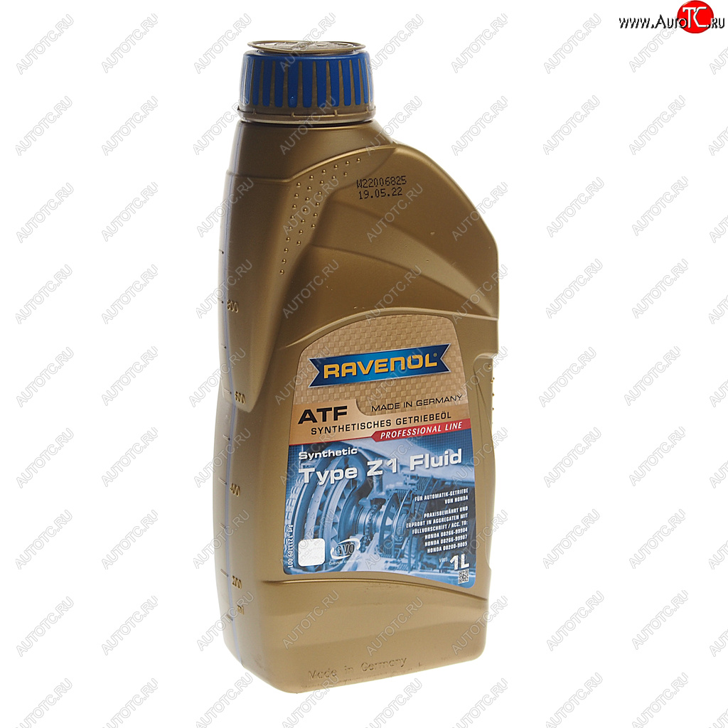 Масло трансмиссионное ATF Type Z1 Fluid для АКПП 1л RAVENOL 1211109-001