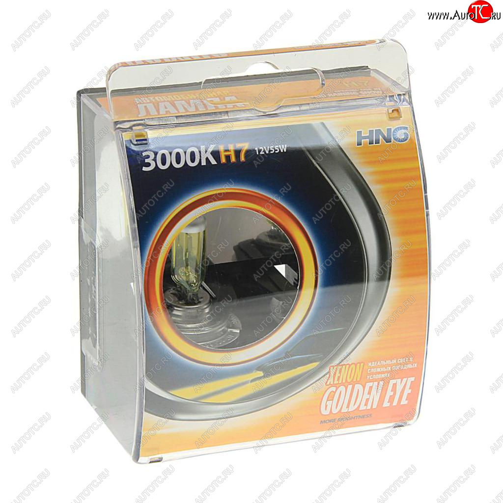 Лампа 12V H7 55W PX26d 3000К бокс (2шт.) Golden Eye HNG 12755ge2