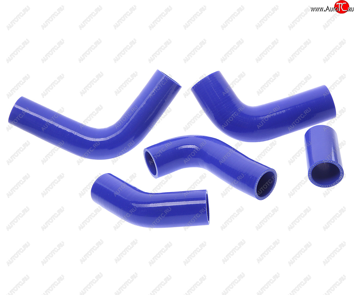 Патрубок ГАЗ-3302 дв.ЗМЗ-405 радиатора комплект 5шт. синий силикон MEGAPOWER 130-17-009