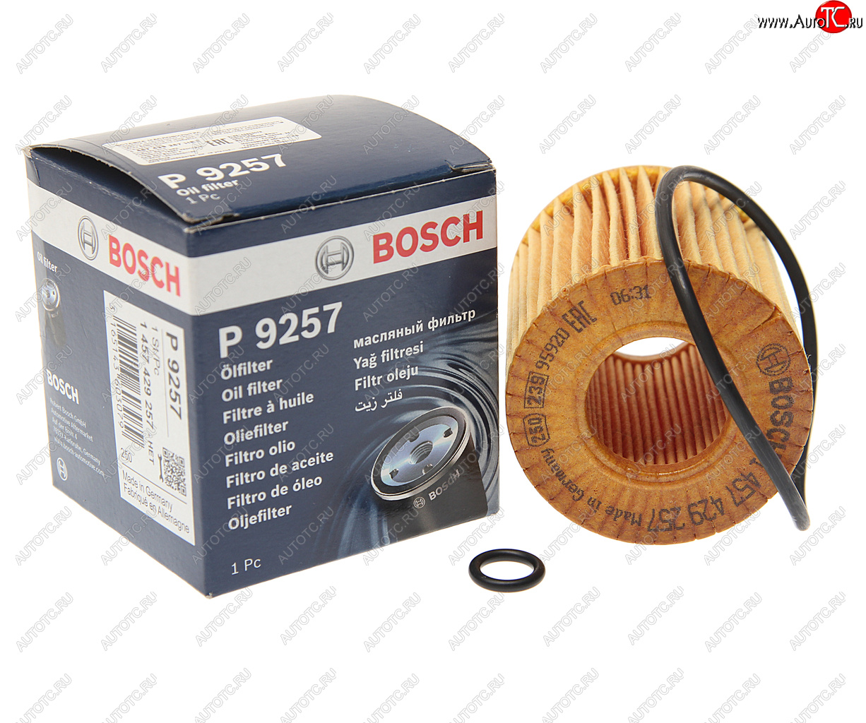 Фильтр масляный FORD Mondeo 3 (00-),4 (07-) (2.3) MAZDA 6 (02-) BOSCH BOSCH 1457429257 1457429257