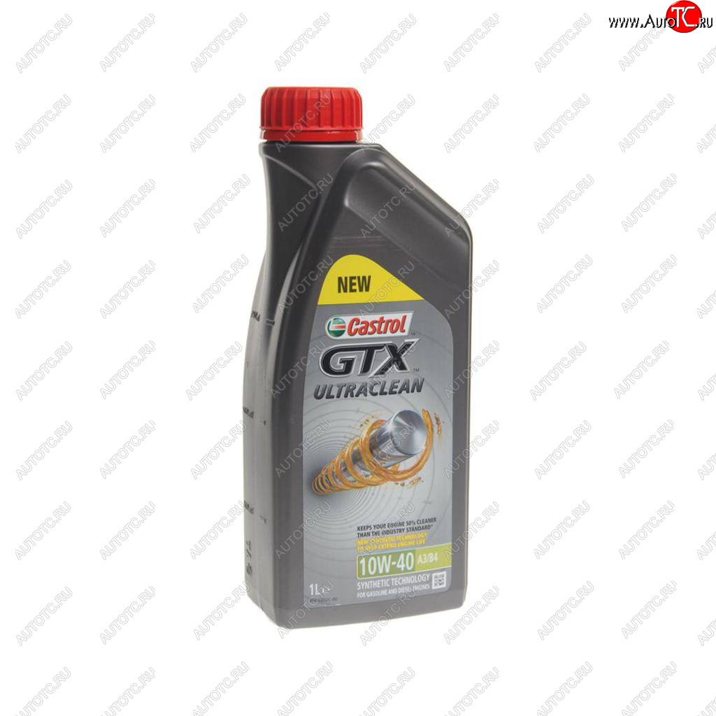 Масло моторное GTX ULTRACLEAN A3B4 10W40 псинт.1л CASTROL 15a4de