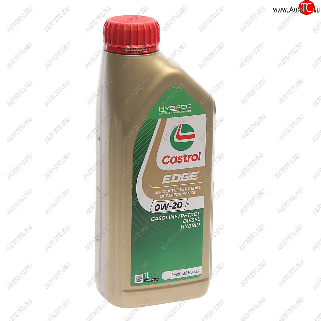 Масло моторное EDGE V 0W20 синт.1л CASTROL 15f706