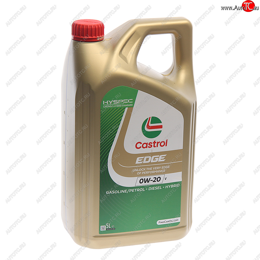 Масло моторное EDGE V 0W20 синт.5л CASTROL 15f709