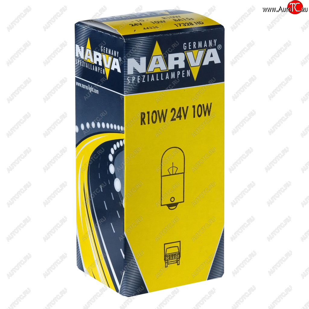 Лампа 24V R10W BA15s Heavy Duty NARVA 173283000