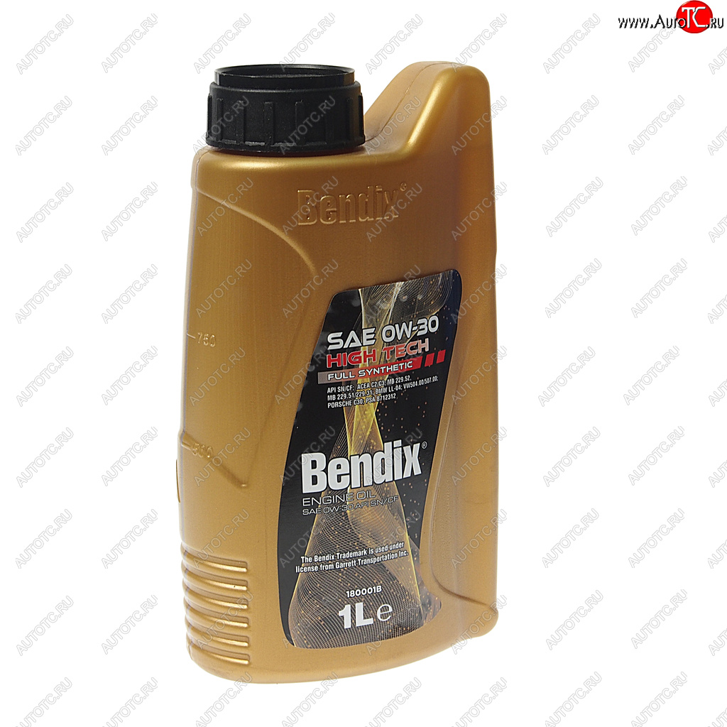 Масло моторное HIGH TECH C2/C3 0W30 синт.1л BENDIX BENDIX 180001b 180001b