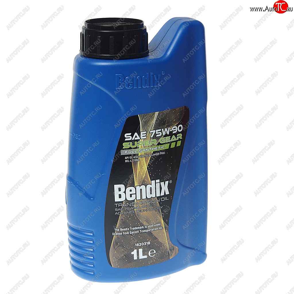 Масло трансмиссионное SUPER GEAR GL45 75W90 синт.1л BENDIX 182031b