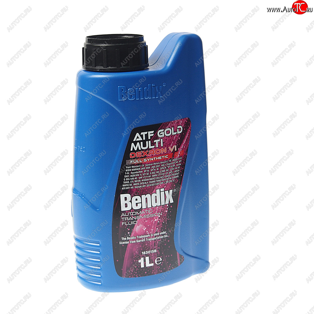 Масло трансмиссионное ATF для АКПП GOLD MULTI DEXRON VI синт.1л BENDIX 183015b