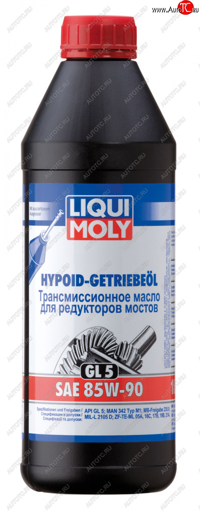 Масло трансмиссионное HYPOID-GETRIEBEOIL 85W90 GL-5 1л LIQUI MOLY LIQUI MOLY 1956 1956