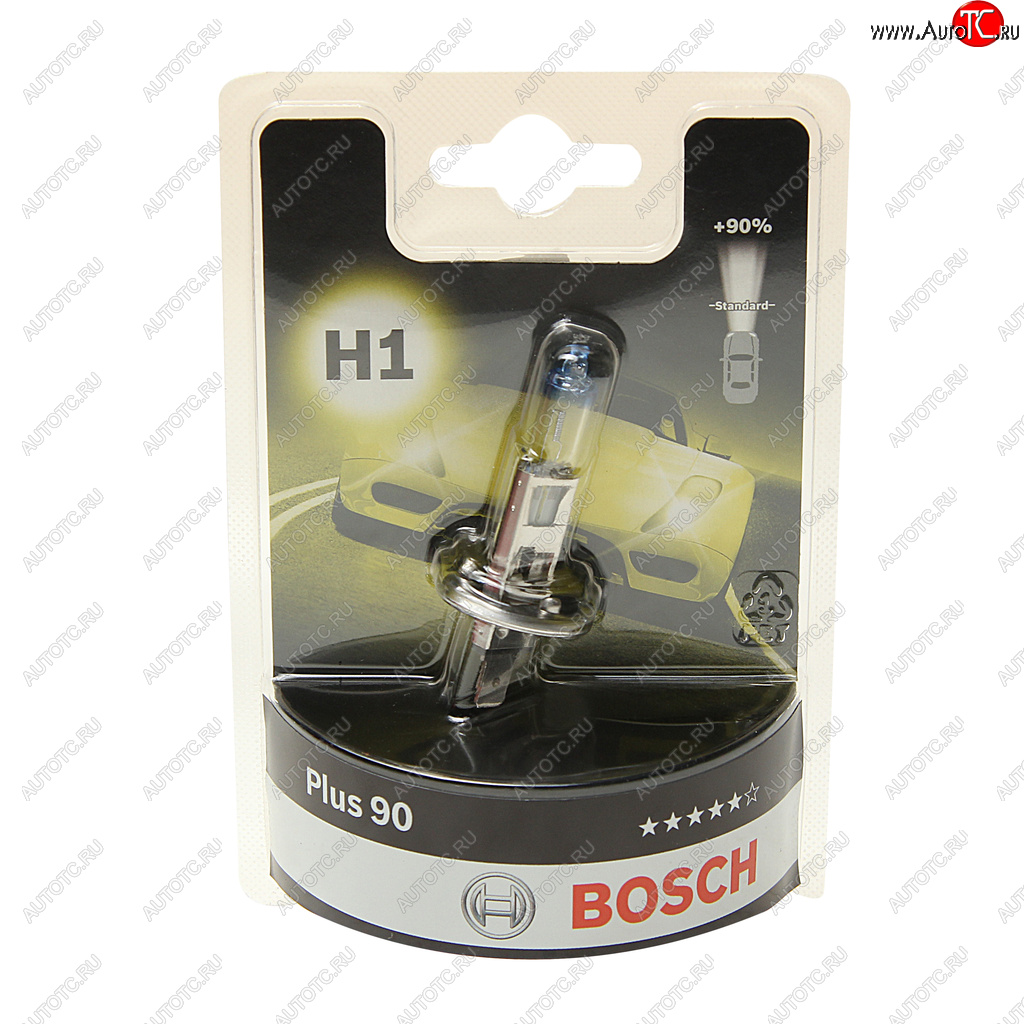 Лампа 12V H1 55W P14.5s +90% блистер (1шт.) Plus 90 BOSCH 1987301076