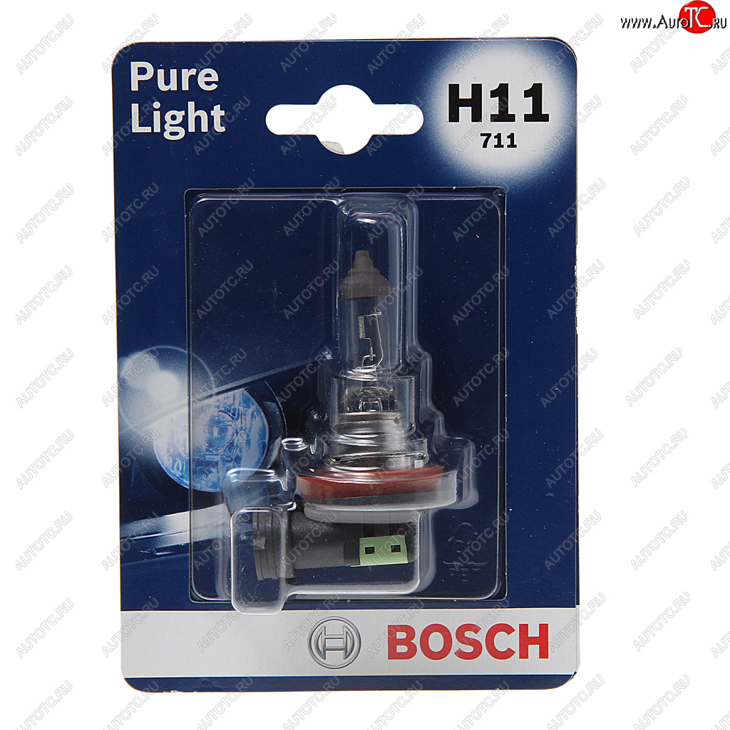 Лампа 12V H11 55W PGJ19-2 блистер (1шт.) Pure Light BOSCH 1987301339