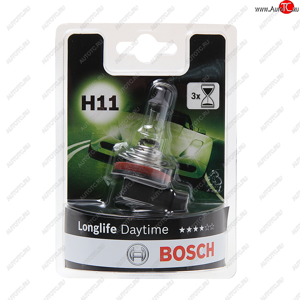 Лампа 12V H11 55W PGJ19-2 блистер (1шт.) Longlife Daytime BOSCH 1987301340