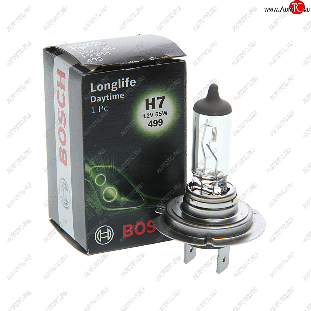 Лампа 12V H7 55W PX26d Longlife Daytime BOSCH 1987302078