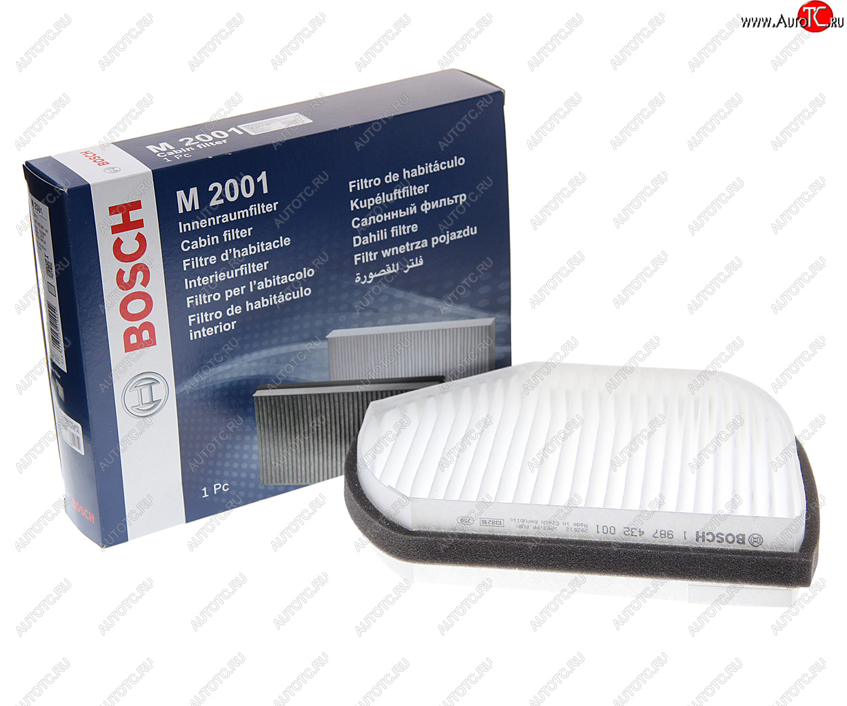 Фильтр воздушный салона MERCEDES C (W202,S202),E (W210,S210) BOSCH BOSCH 1987432001 1987432001