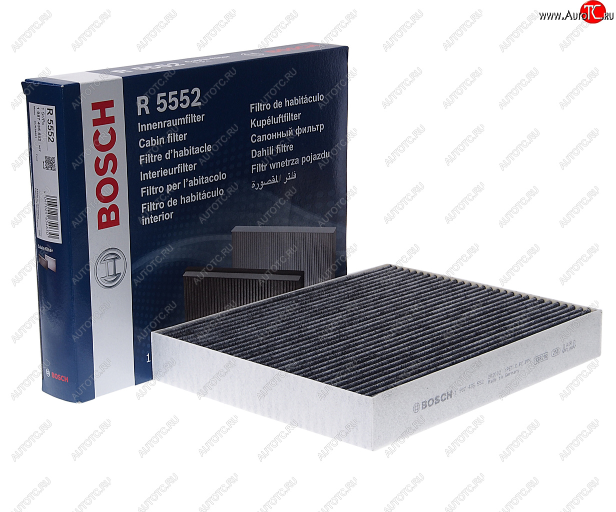 Фильтр воздушный салона FORD Mondeo (14-) угольный BOSCH BOSCH 1987435552 1987435552