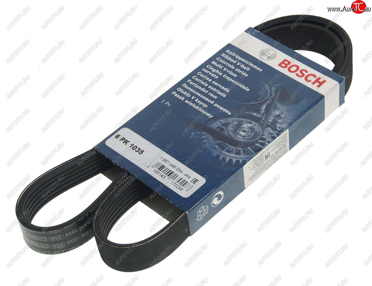 Ремень приводной поликлиновой 6PK1035 BOSCH 1987946054