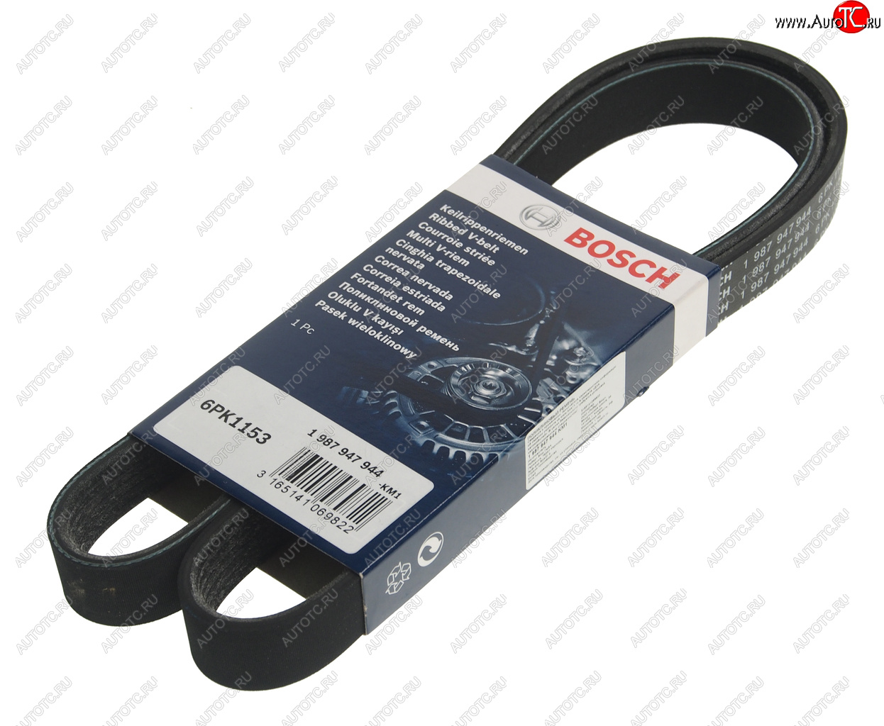 Ремень приводной поликлиновой 6PK1153 BOSCH BOSCH 1987947944 1987947944