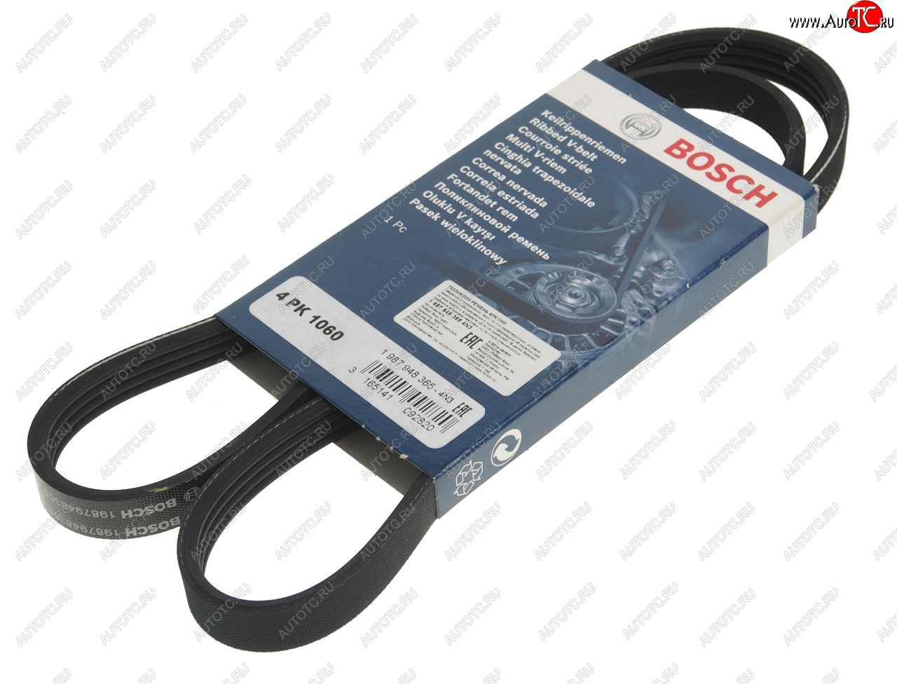 Ремень приводной поликлиновой 4PK1060 BOSCH BOSCH 1987948365 1987948365