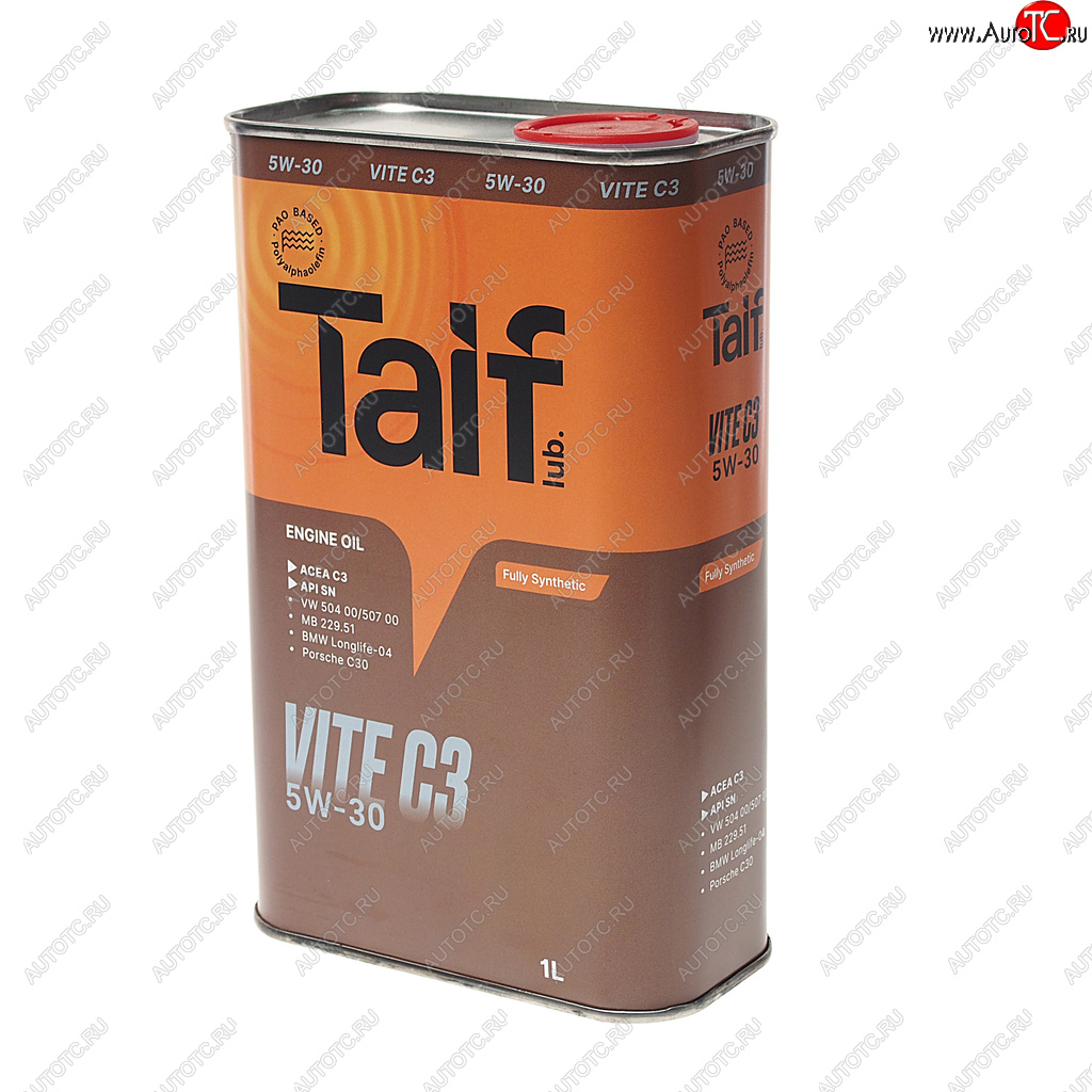 Масло моторное VITE PAO 5W30 C3SN синт.1л TAIF 211013