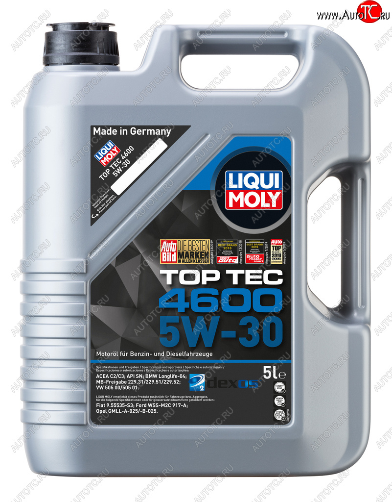 Масло моторное TOP TEC 4600 5W30 синт.5л LIQUI MOLY 2316