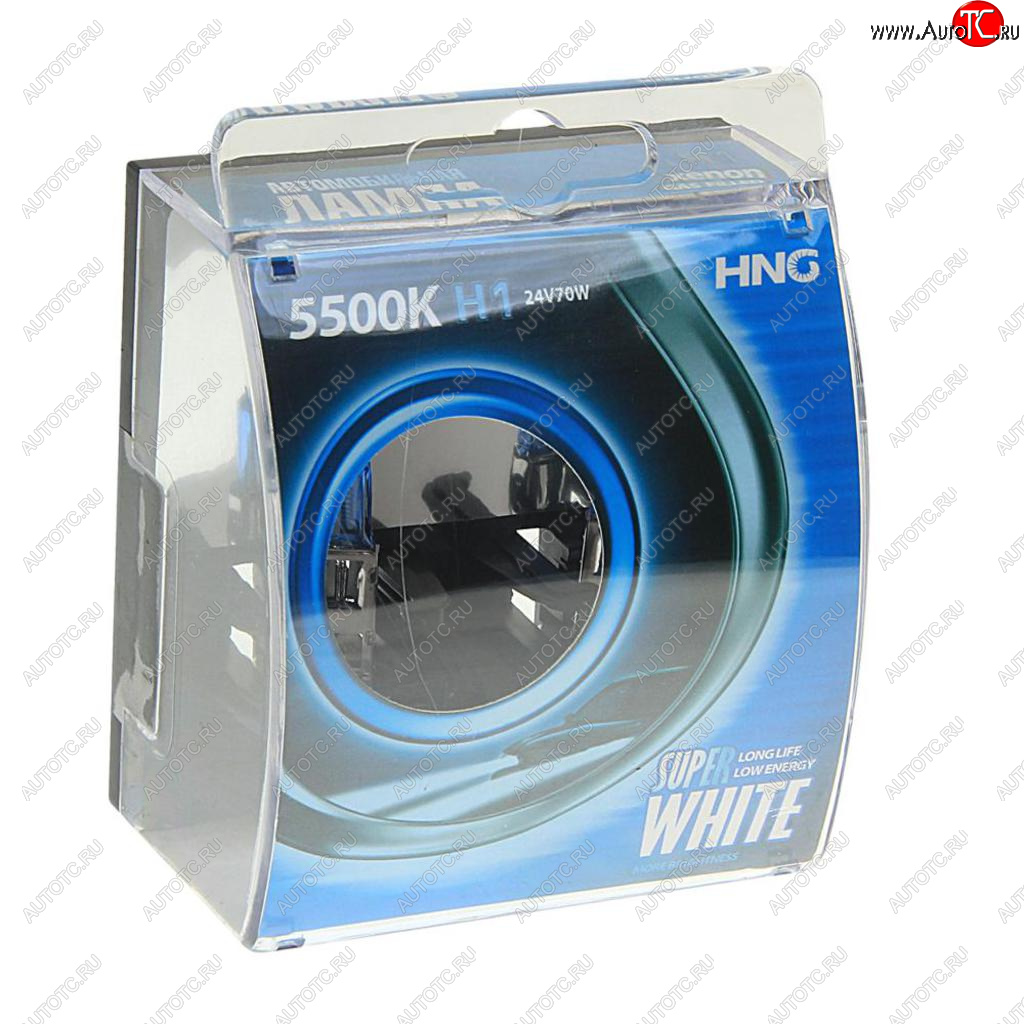 Лампа 24V H1 70W P14.5s 5500К бокс (2шт.) Super White HNG 24170sw2