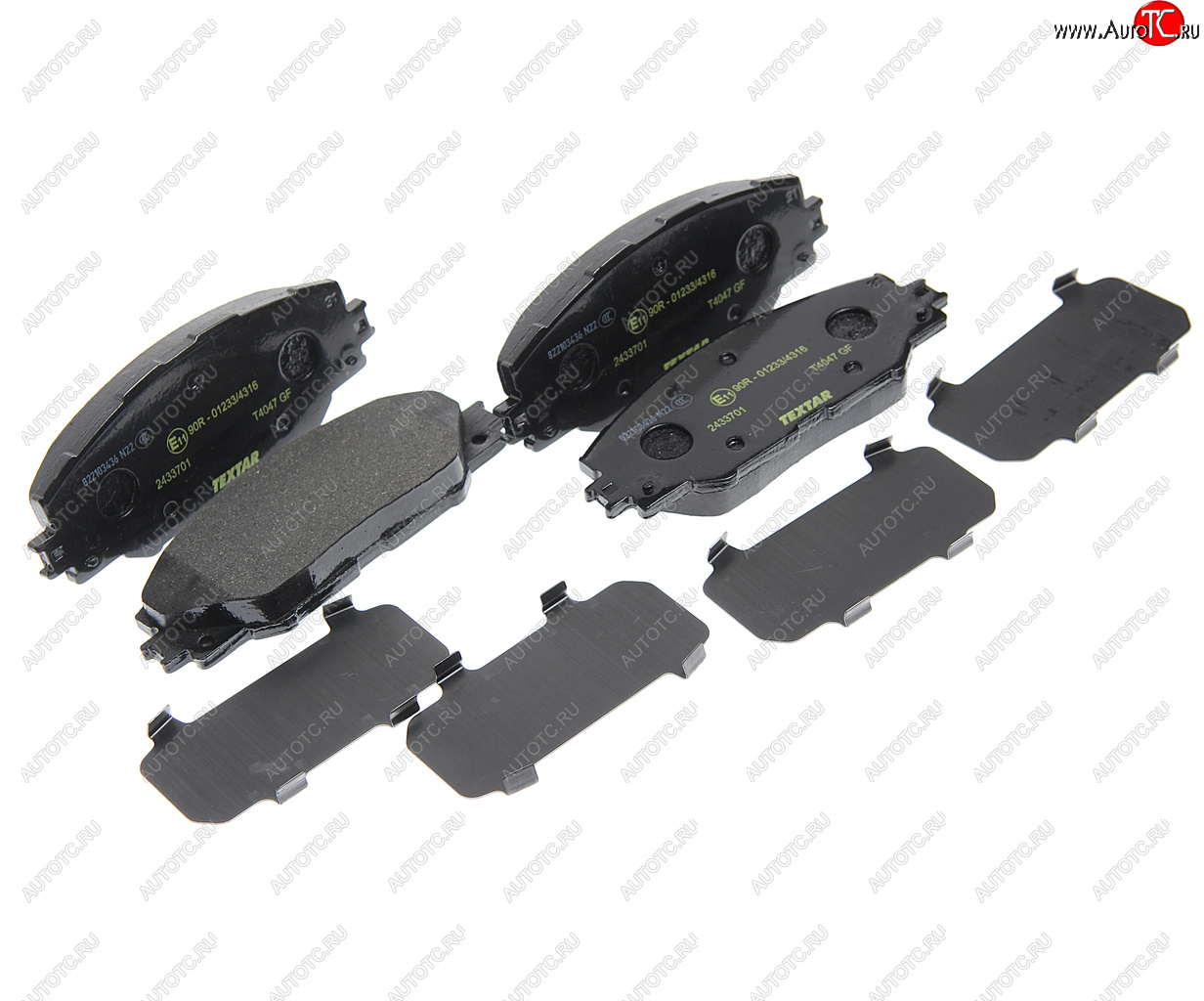 Колодки тормозные TOYOTA Auris (07-),Rav 4 (09-,13-) передние (4шт.) TEXTAR 2433701