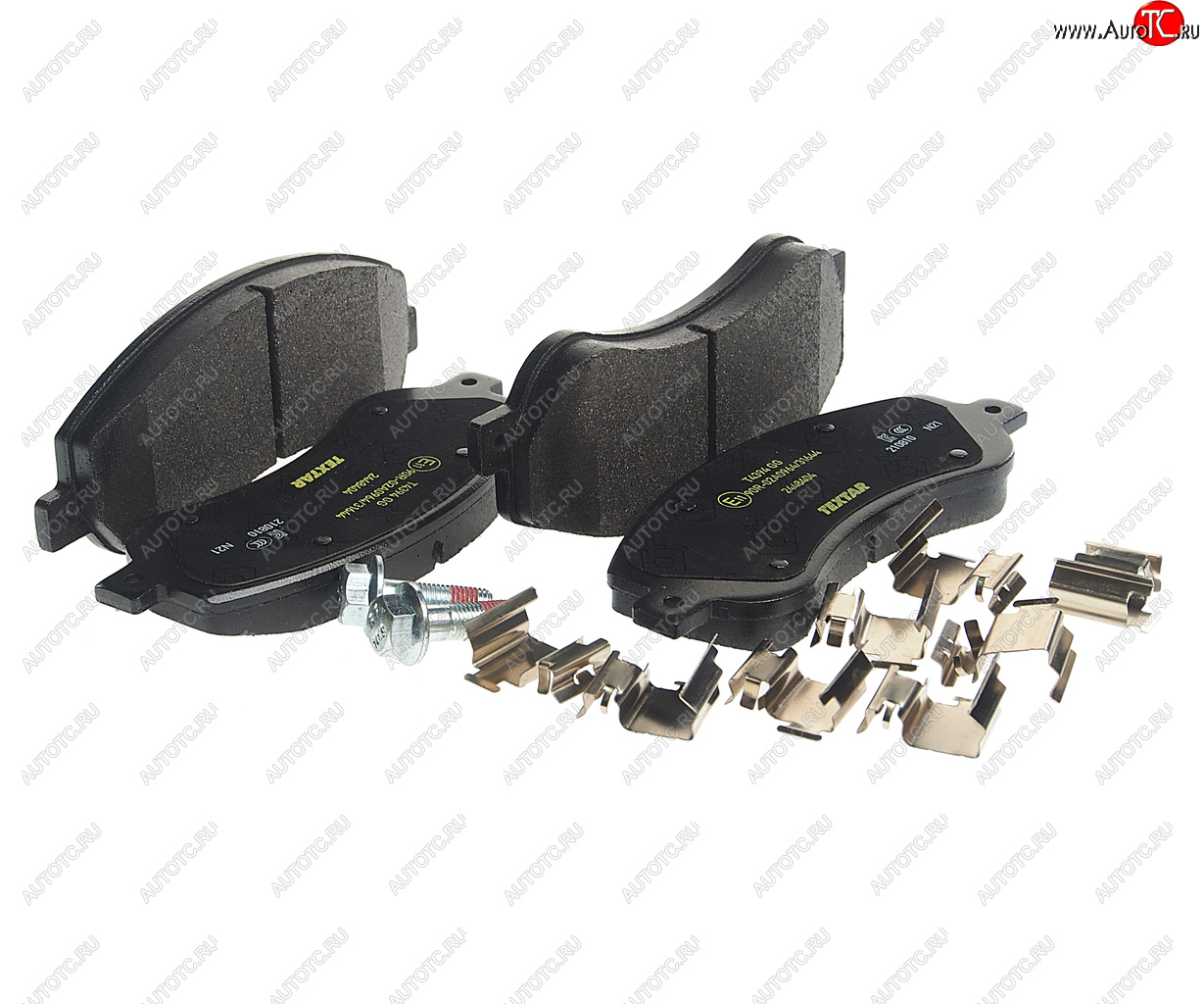 Колодки тормозные FORD Transit (06-) VW Amarok (10-) передние с датчиком (4шт.) TEXTAR 2448404