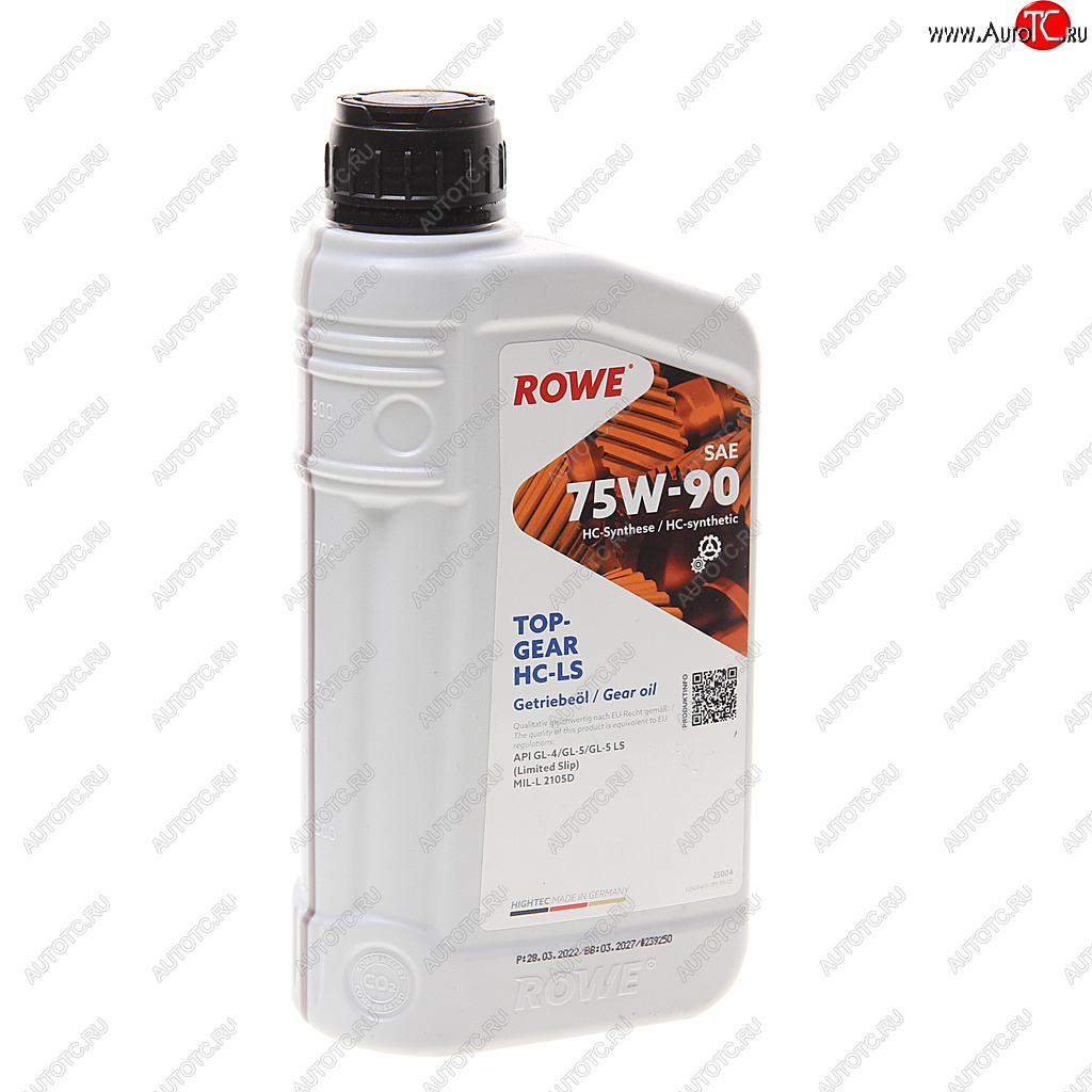 Масло трансмиссионное HIGHTEC TOPGEAR 75W90 LS GL-4/GL-5 синт.1л ROWE ROWE 25004-0010-99 25004-0010-99