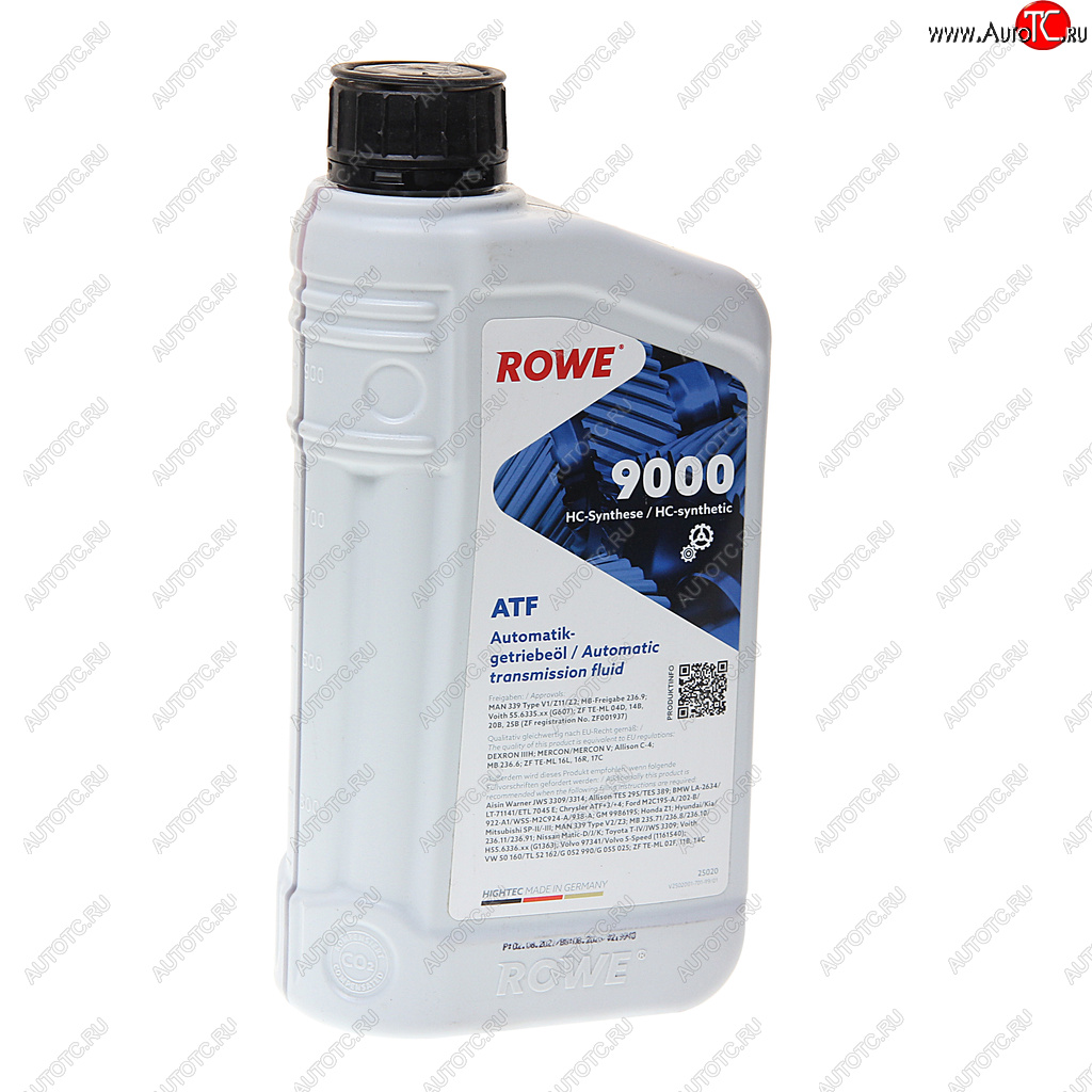 Масло трансмиссионное HIGHTEC ATF 9000 DEXRON IIIH синт.1л красное ROWE ROWE 25020-0010-99 25020-0010-99