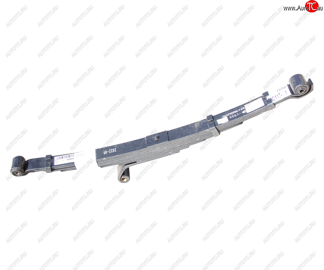 Рессора JAC N75,N80 передняя правая OE 2902020le030xz