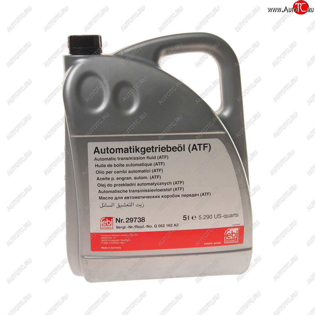 Масло трансмиссионное VAG ATF для АКПП 5л ATF Tiptronic FEBI 29738