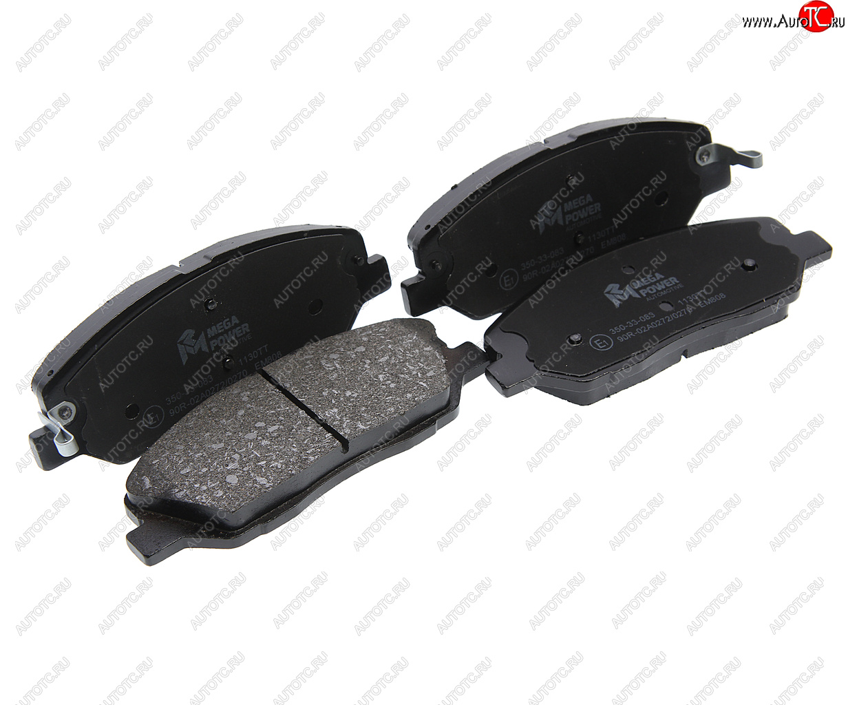 Колодки тормозные HYUNDAI Santa Fe (06-) KIA Sorento (09-) передние (4шт.) MEGAPOWER 350-33-083