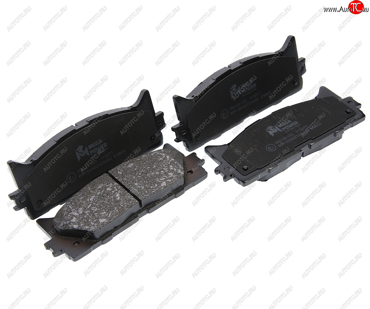 Колодки тормозные TOYOTA Camry (V40) (06-) LEXUS ES350 (06-) передние (4шт.) MEGAPOWER 350-33-133