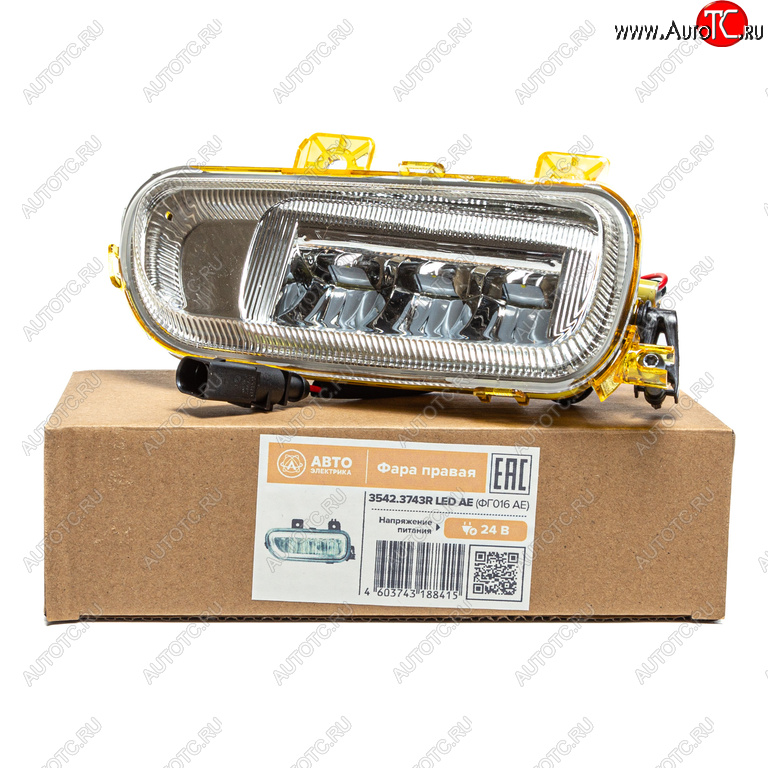 Фара противотуманная КАМАЗ-5490,MERCEDES Axor правая LED AVTOELECTRICA 3542.3743r led aе (фг016 ae)