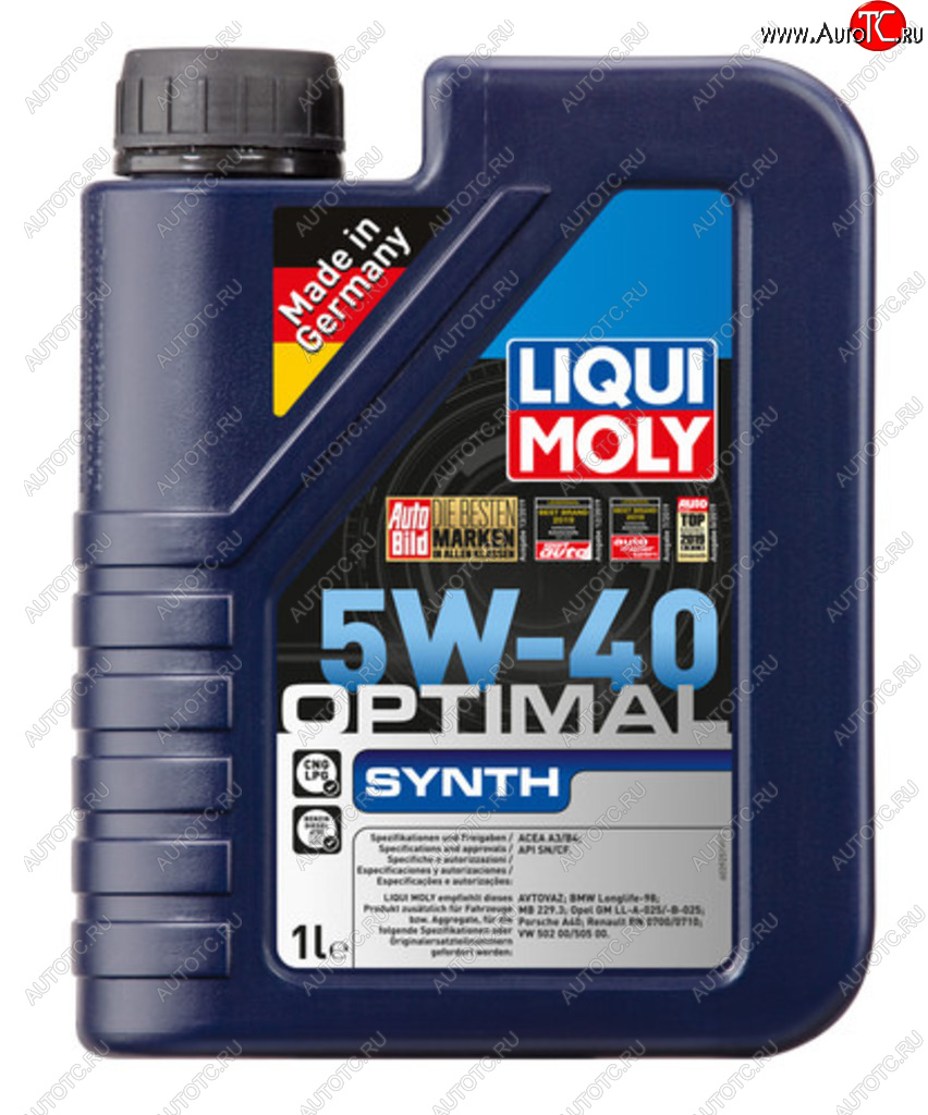 Масло моторное OPTIMAL SYNTH 5W40 синт.1л LIQUI MOLY 3925