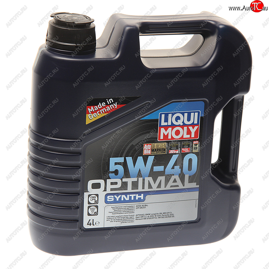 Масло моторное OPTIMAL SYNTH 5W40 синт.4л LIQUI MOLY 3926