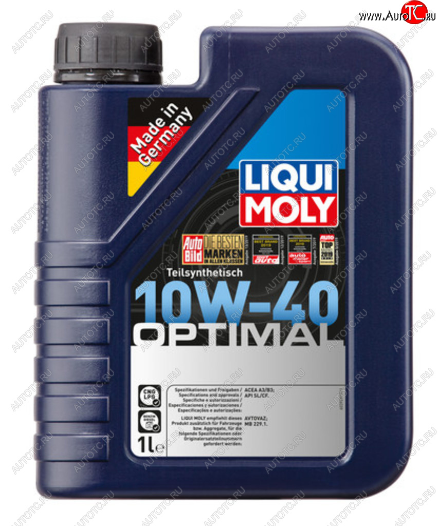 Масло моторное OPTIMAL 10W40 псинт.1л LIQUI MOLY 3929