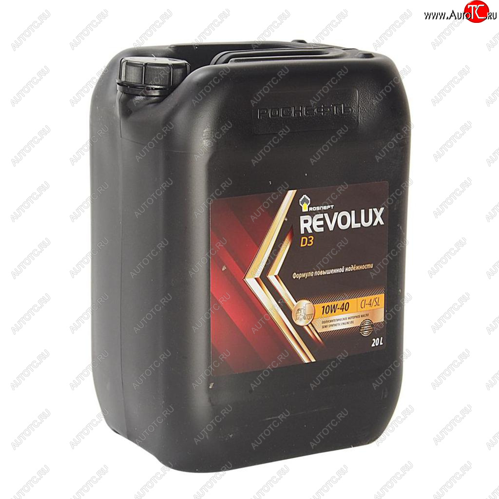 Масло дизельное REVOLUX D3 10W40 E7CI-4SL псинт.20л РОСНЕФТЬ 40620769