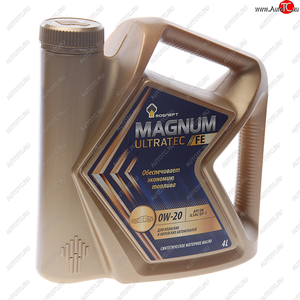 Масло моторное MAGNUM Ultratec FE 0W20 SNGF-5 синт.4л РОСНЕФТЬ 40802342