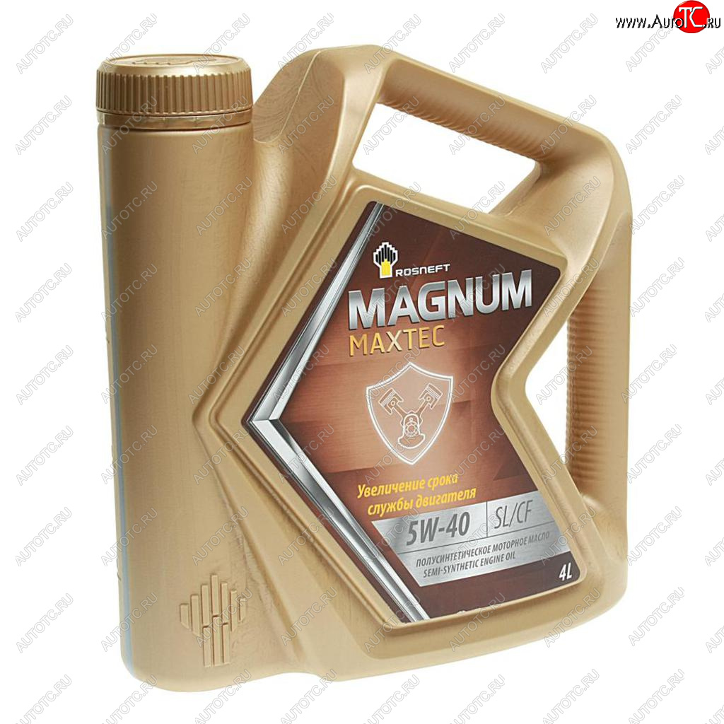 Масло моторное MAGNUM Maxtec 5W40 SLCF псинт.4л РОСНЕФТЬ 40814642