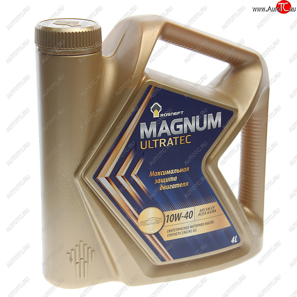 Масло моторное MAGNUM Ultratec 10W40 SNCFA3B4 синт.4л РОСНЕФТЬ 40814942