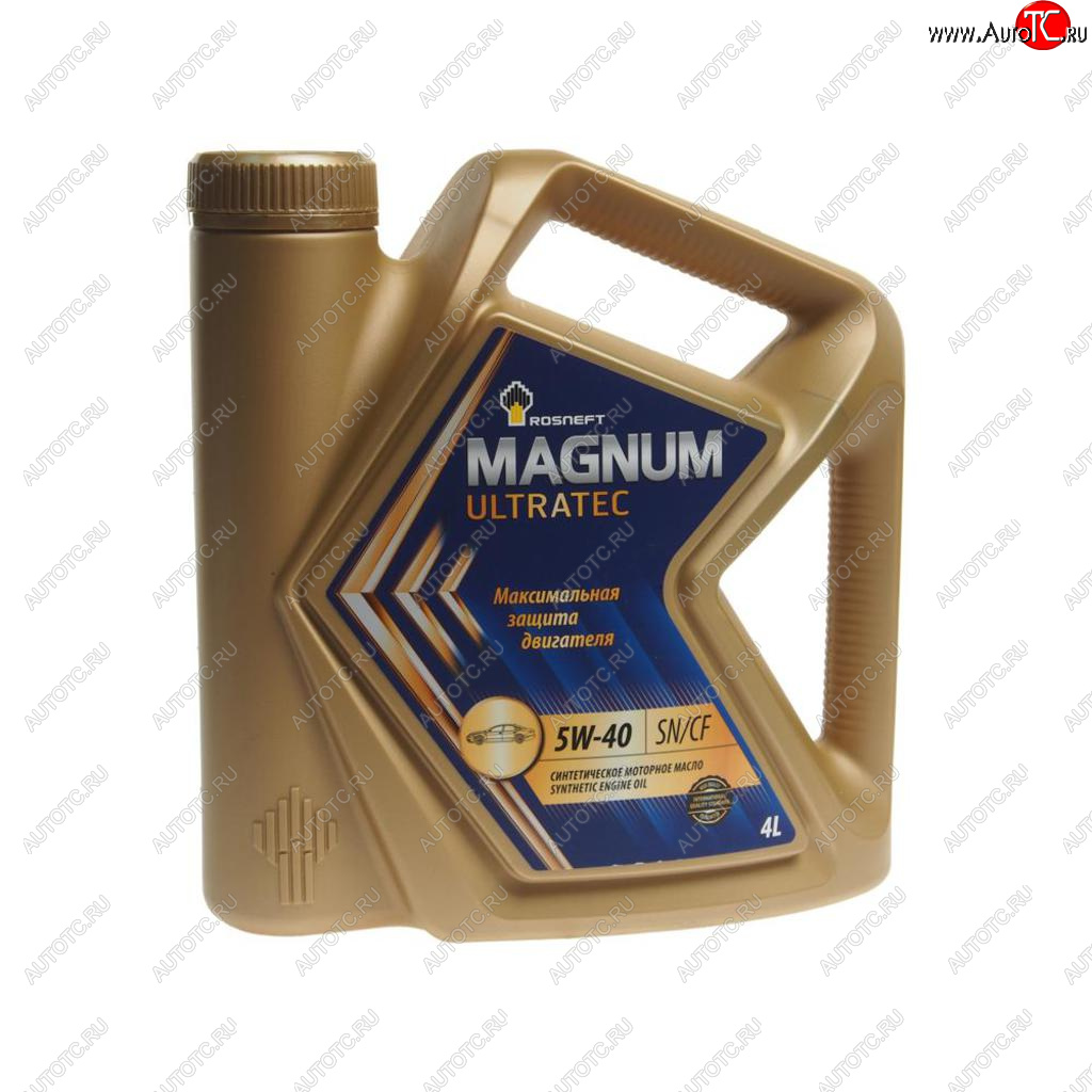 Масло моторное MAGNUM Ultratec 5W40 SNCFA3B4 синт.4л РОСНЕФТЬ 40815442