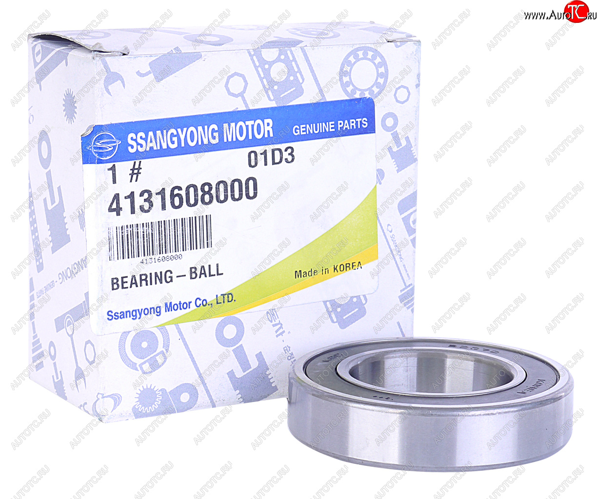 Подшипник полуоси SSANGYONG Actyon (06-),Kyron (05-),Actyon Sport (06-),Rexton (02-) передней OE 4131608000