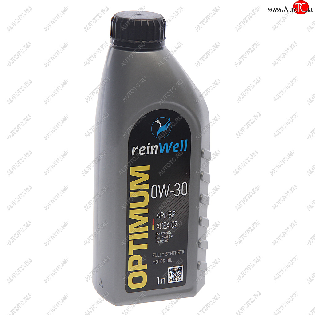 Масло моторное C2 0W30 синт.1л REINWELL 4947