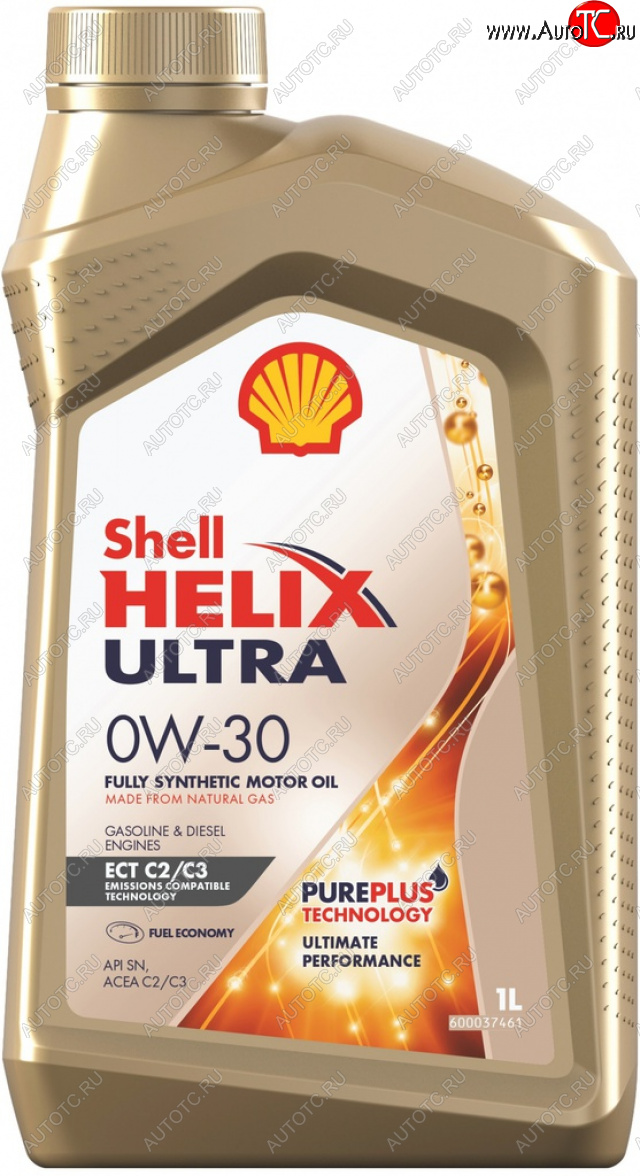 Масло моторное HELIX ULTRA ECT 0W30 C2C3SN синт.1л SHELL 550046358