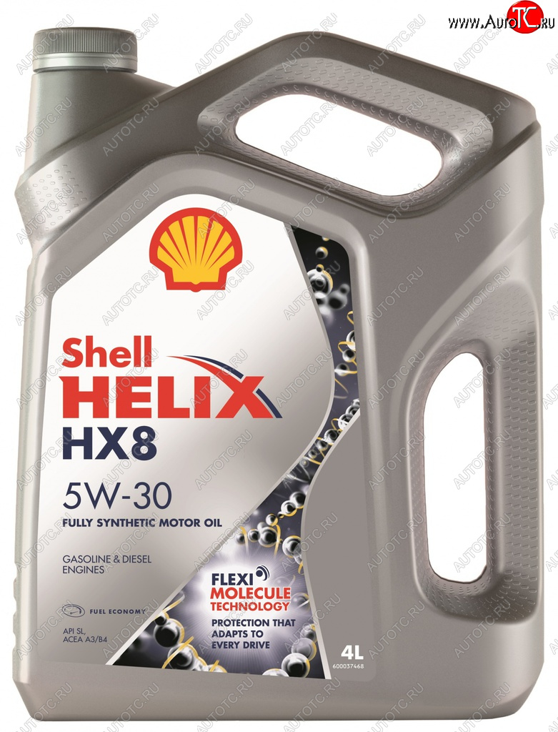 Масло моторное HELIX HX-8 5W30 A3/B4/SN синт.4л SHELL SHELL 550046364 550046364