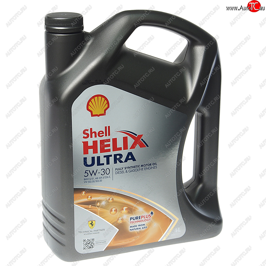 Масло моторное HELIX ULTRA 5W30 A3/B4/SN синт.4л SHELL SHELL 550046387 550046387